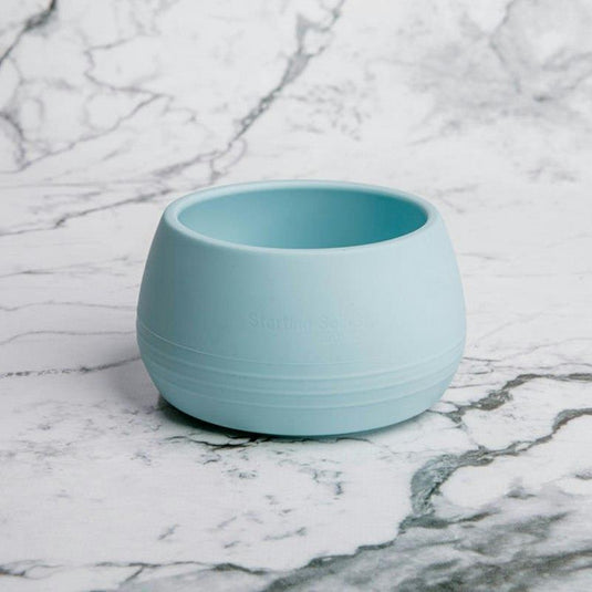 Starting Solids Australia Suckie Scoop Bowl Blue Lemonade
