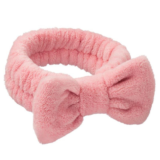 Ellodi Spa Headband & Wristband Set Pink