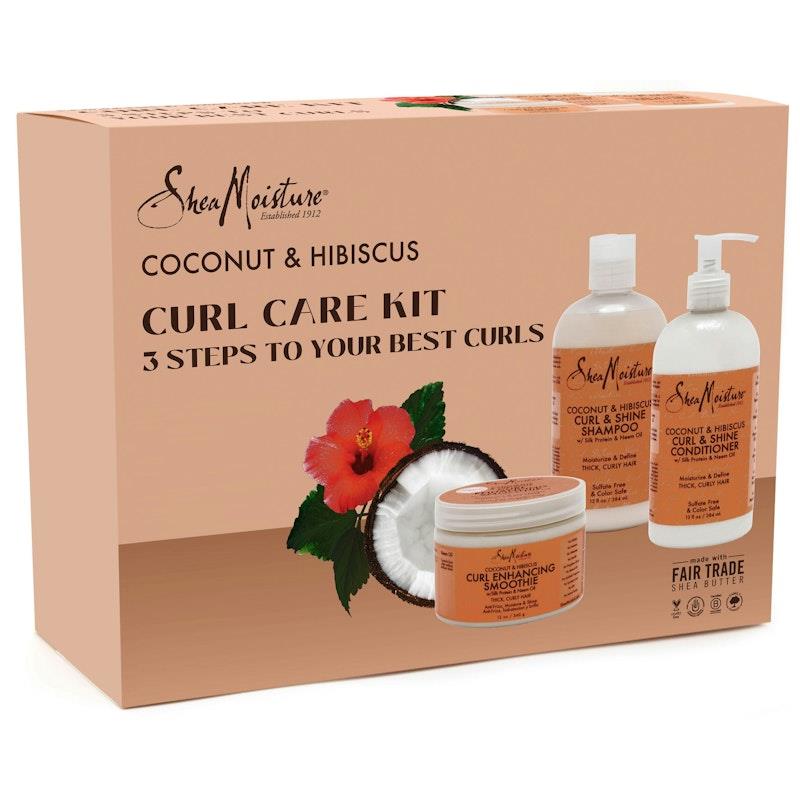 Load image into Gallery viewer, SheaMoisture Coconut &amp; Hibiscus Curl Care Kit
