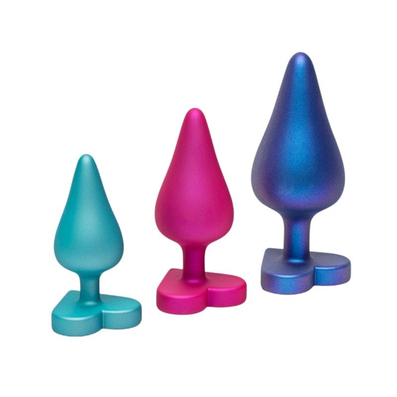 Load image into Gallery viewer, Romp Luster Anal Plugs 3 Piece Set
