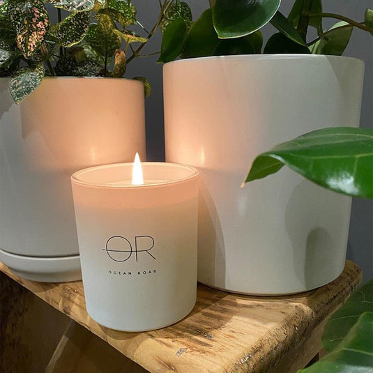 Ocean Road White Home Soy Candle 380g