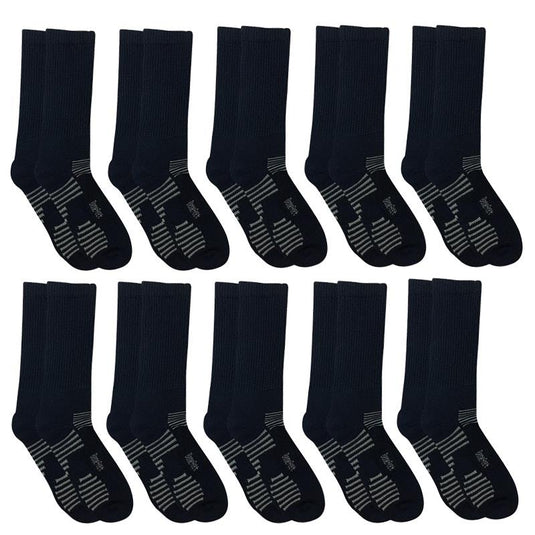 Benefeet 10 pairs of Men's Bamboo Socks - Black Size 11-14