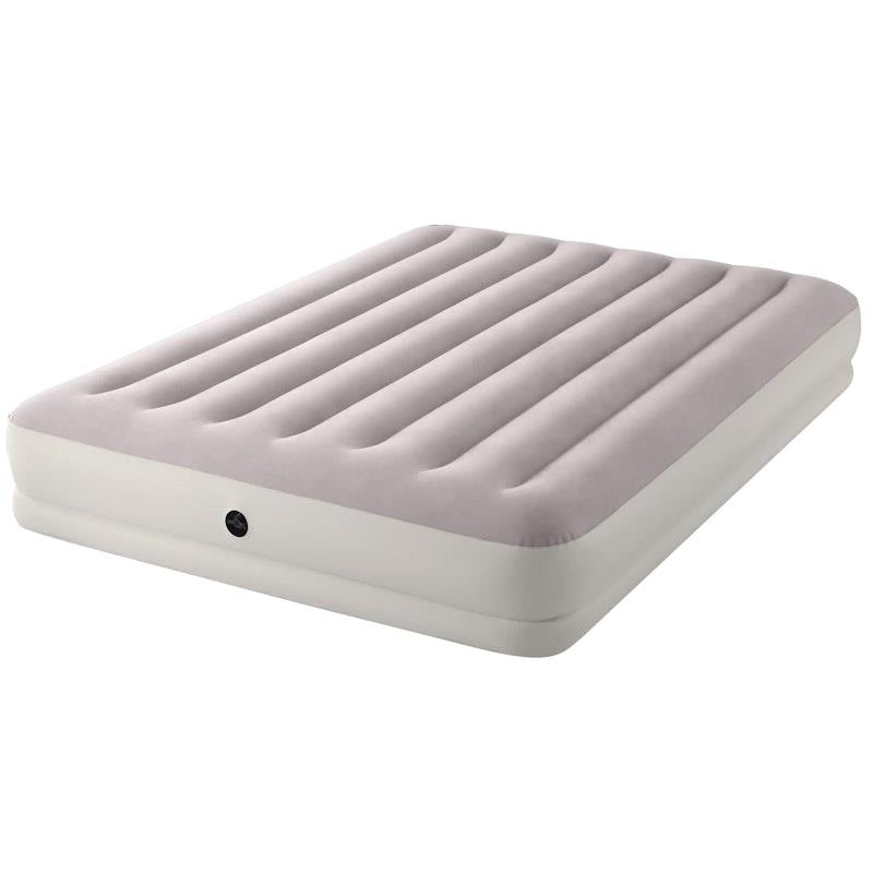 Load image into Gallery viewer, Intex Dura-Beam Prestige Mid-Rise Inflatable Airbed with USB Pump Cream Queen

