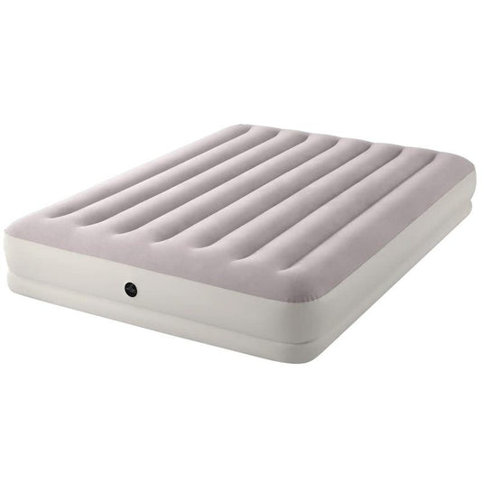 Intex Dura-Beam Prestige Mid-Rise Inflatable Airbed with USB Pump Cream Queen