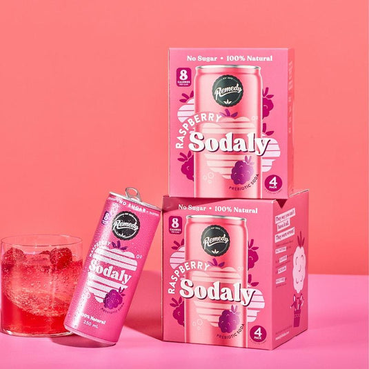Remedy Sodaly Raspberry 24 x 250ml Pack
