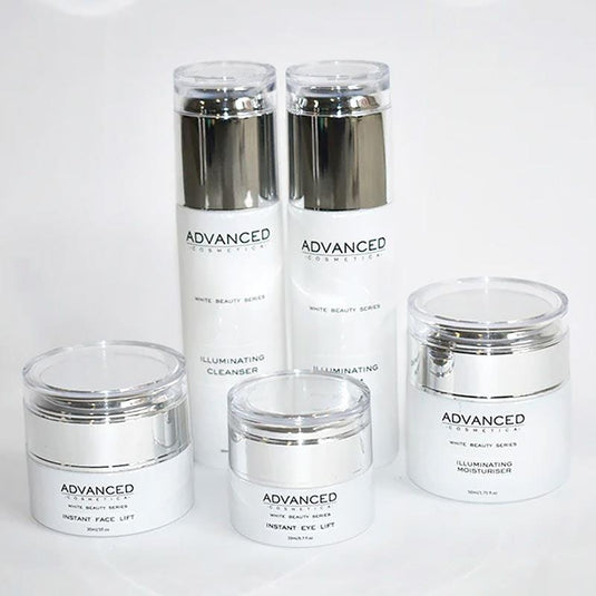 Advanced Cosmetica White Beauty Series Natural Illuminating & Anti Ageing 5 Product Gift Set