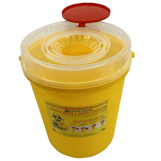 Livingstone Needles Sharps Waste Collector 8L
