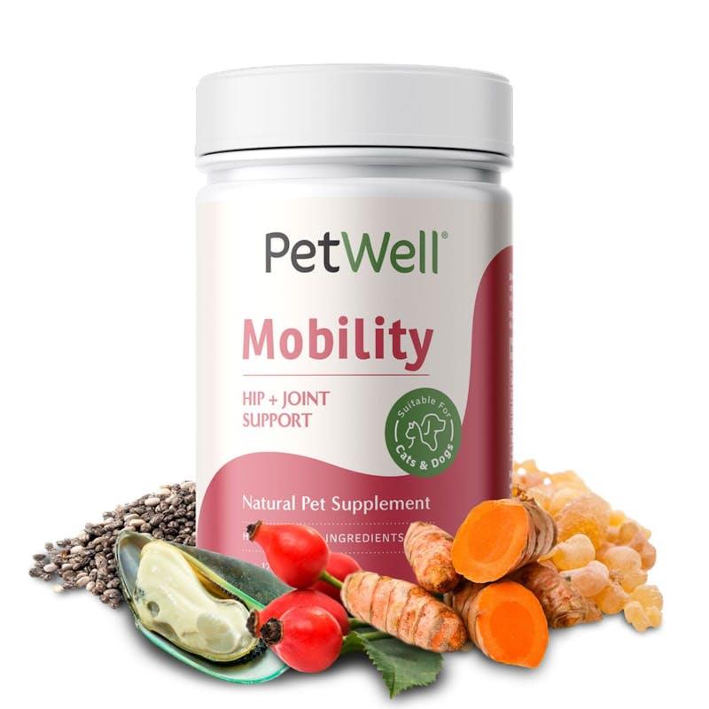 Load image into Gallery viewer, PetWell MOBILITY - Natural Joint Supplement for Dogs and Cats 125g

