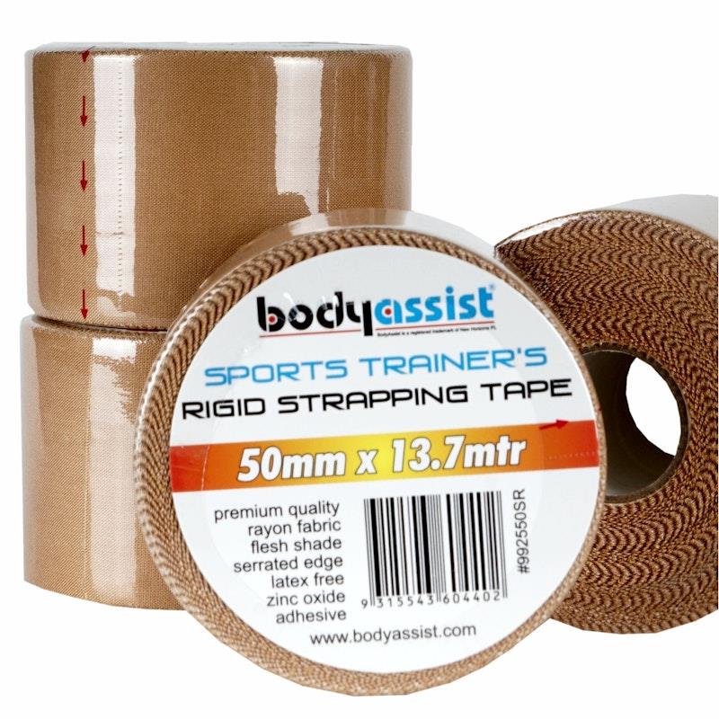Load image into Gallery viewer, BodyAssist Rigid Strapping Tape - Knee 5.0cm x 13.7m x 3 Rolls Bundle

