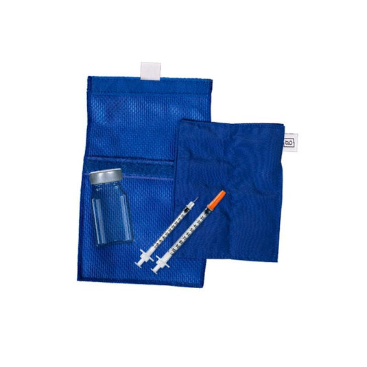 Glucology Insulin Cooler Bags Medium Blue