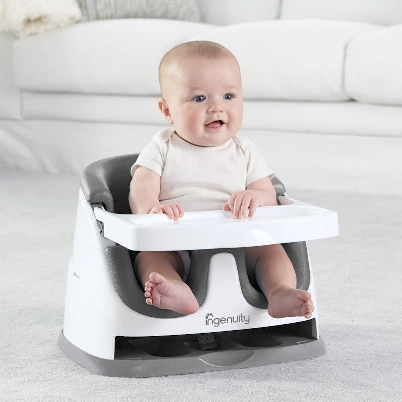 Load image into Gallery viewer, Ingenuity Baby Base 2 In 1 Baby Seat High Chair 6-36m Slate 1pc
