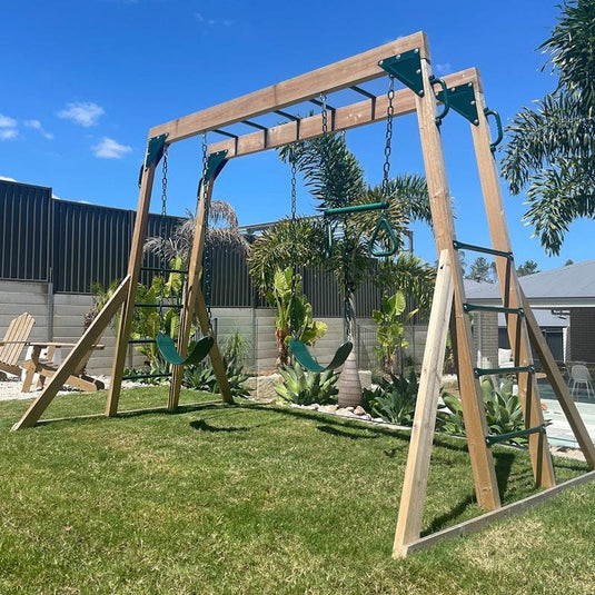 Lifespan Kids Daintree 2-in-1 Monkey Bars & Swing Set One Size