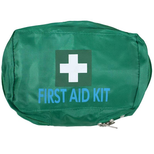 Livingstone Work Vehicle First Aid Kit In Green Nylon Pouch Bundle