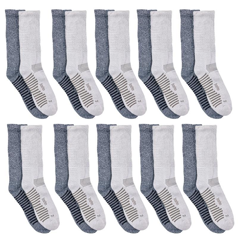 Load image into Gallery viewer, Benefeet 10 pairs of Men's Bamboo Socks - Twisted Navy Size 11-14
