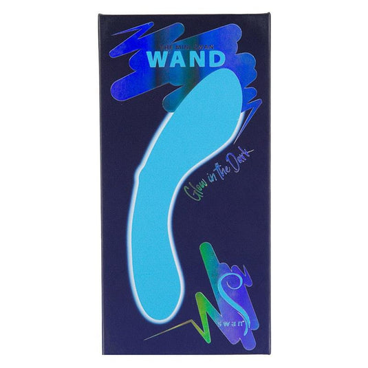 BMS Factory Swan The Mini Swan Wand Glow in the Dark Blue