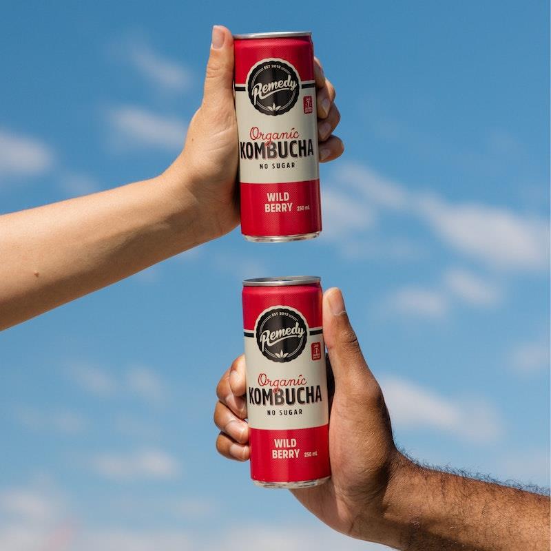 Load image into Gallery viewer, Remedy Kombucha Wild Berry 24 x 250ml Pack
