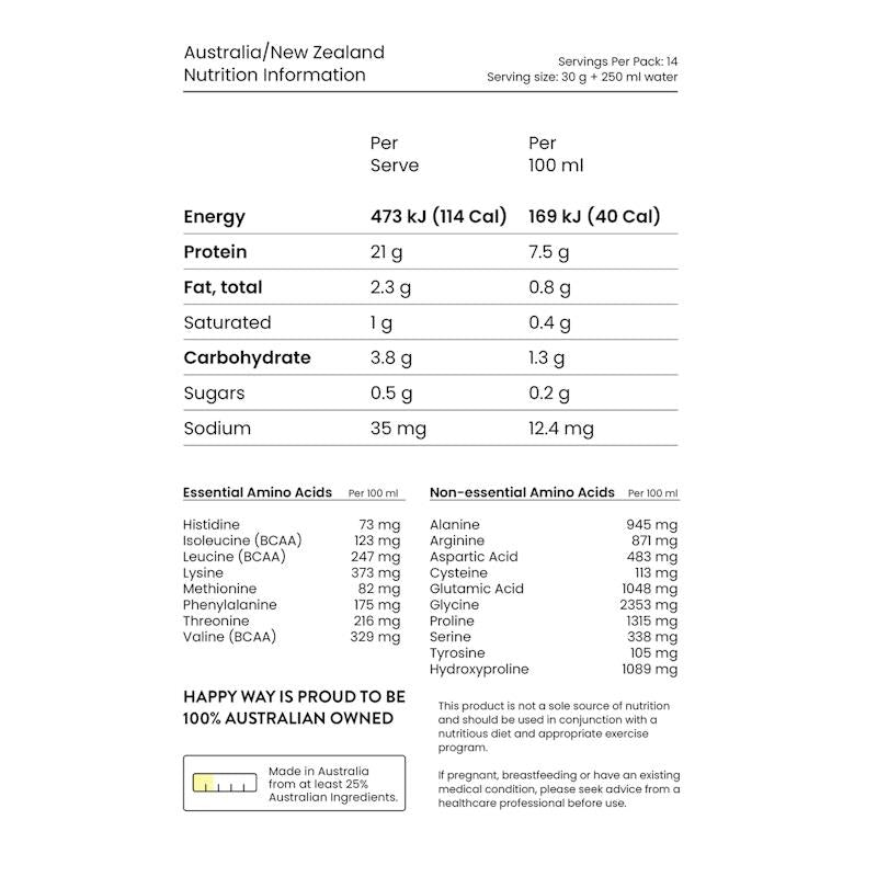 Load image into Gallery viewer, Happy Way Apple Peach Whey Protein Water Powder 420g
