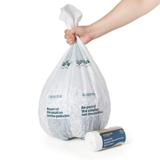 Ecopack 36L Recycled Plastic Bags Large Bundle 4 Rolls/200 Bags