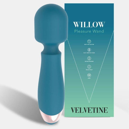 Velvetine Willow Pleasure Wand 1pc