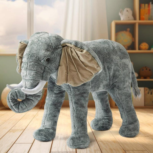 Jiggle & Giggle Large Standing Soft Plush Toy Elephant