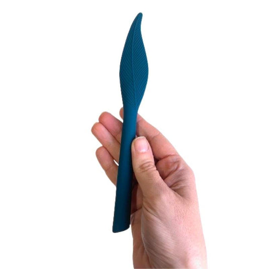 Lady Bonnd Quill Vibrating Feather Blue 1Piece