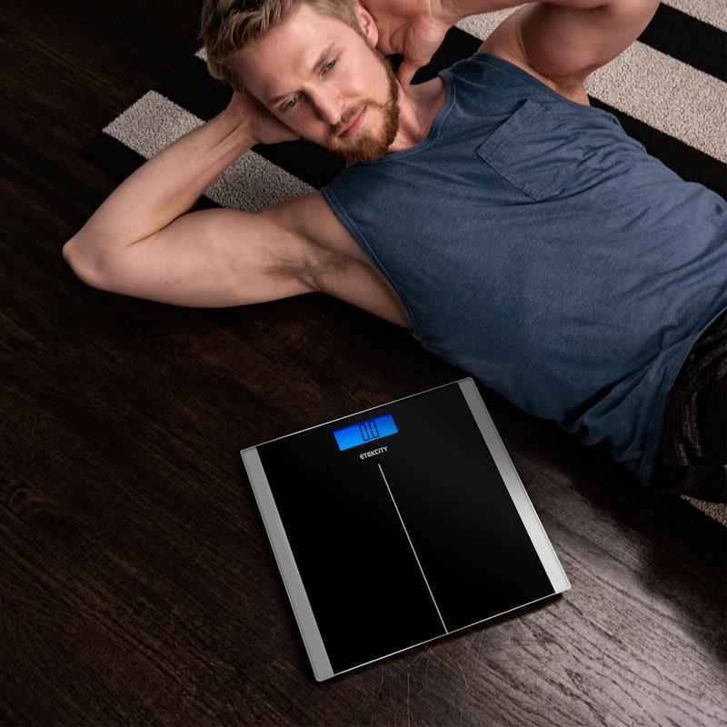 Load image into Gallery viewer, Etekcity Digital Body Weight Bathroom Scale - Black 1pc
