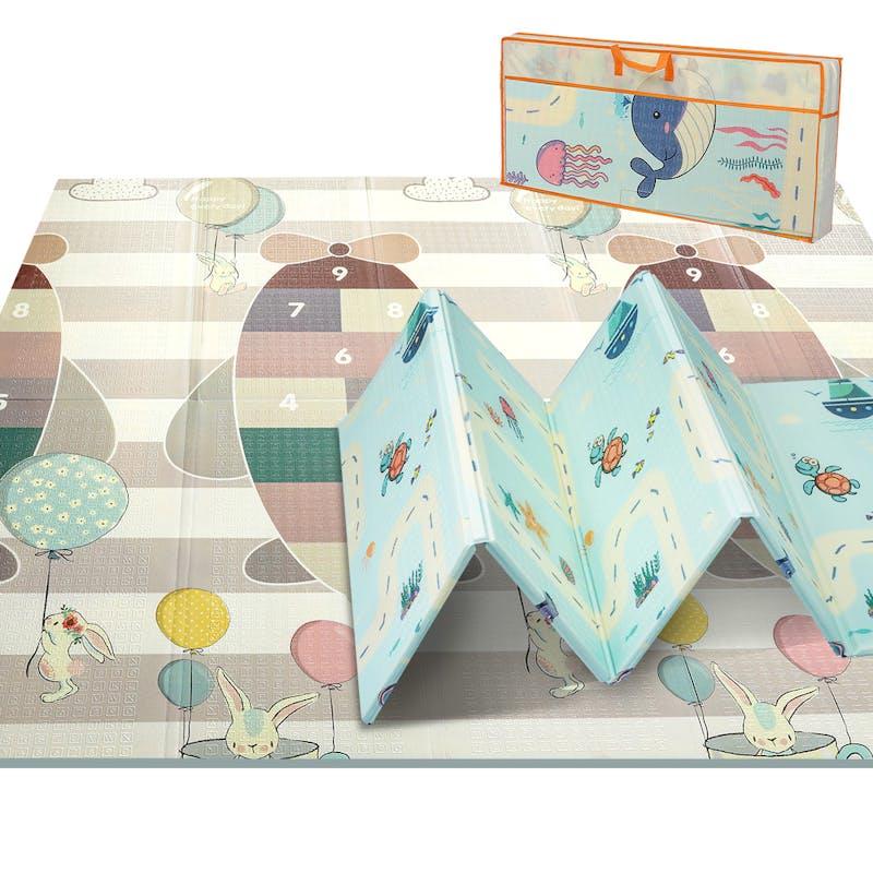 Load image into Gallery viewer, BoPeep Kids Play Mat Baby Crawling Pad Floor Foldable XPE Foam Non-slip Star
