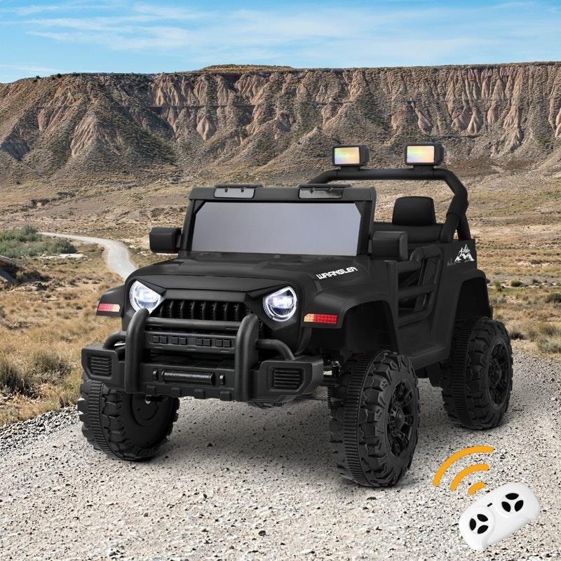 Load image into Gallery viewer, Mazam Kids Ride On Car Jeep 12V Electric Remote Control Toddler Toy Black
