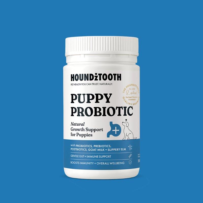 Load image into Gallery viewer, HOUNDZTOOTH Puppy Probiotic Health Supplement for Dogs 200g
