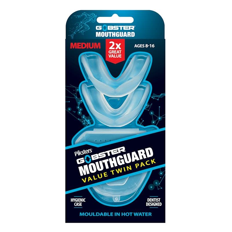 Load image into Gallery viewer, Piksters Gobster Mouthguard (with case) Medium 2pk
