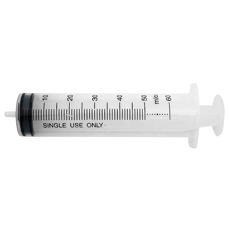 Load image into Gallery viewer, Livingstone Syringe Luer Slip Tip Eccentric Off Centre Nozzle Non-Sterile 60ml
