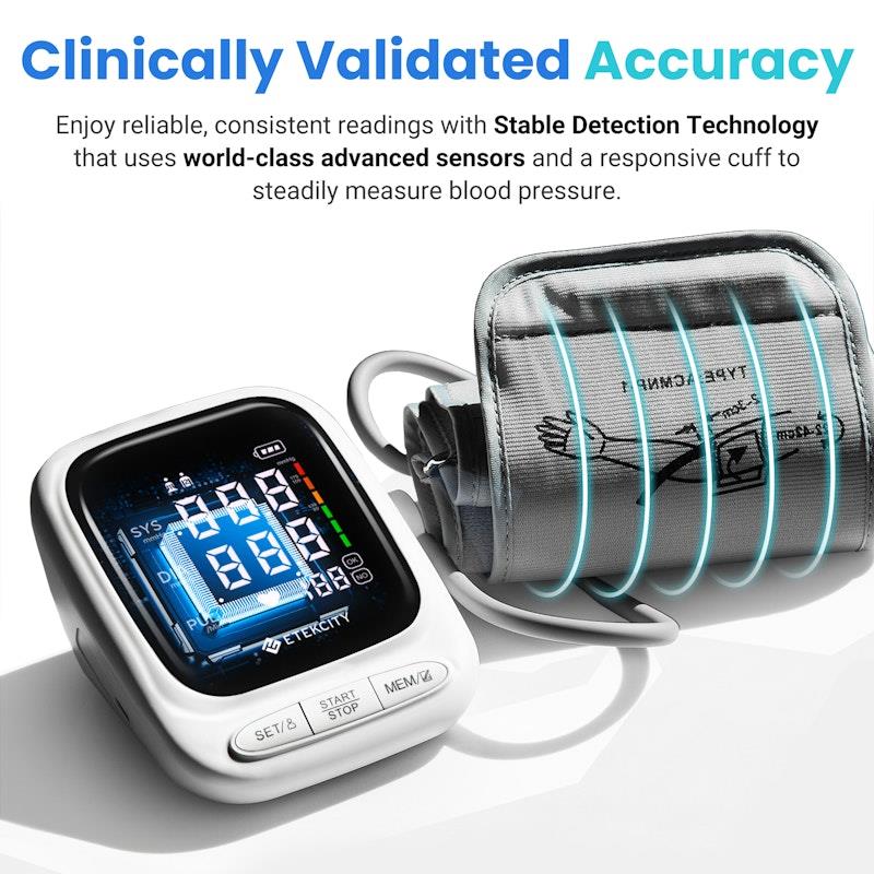 Load image into Gallery viewer, Etekcity Smart Blood Pressure Monitor - White 1pc
