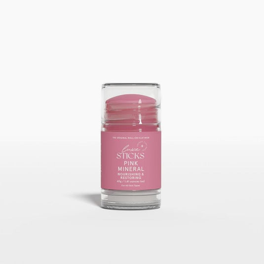 LuxeSticks Pink Mineral Clay Stick 40g