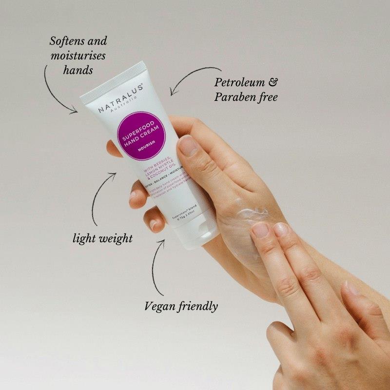 Load image into Gallery viewer, Natralus Superfood Hand Cream Nourish 6Pack
