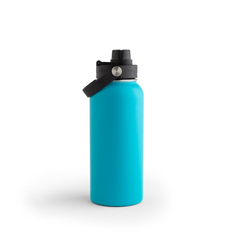 Load image into Gallery viewer, Cheeki 1 Litre Insulated Adventure Bottle Aqua
