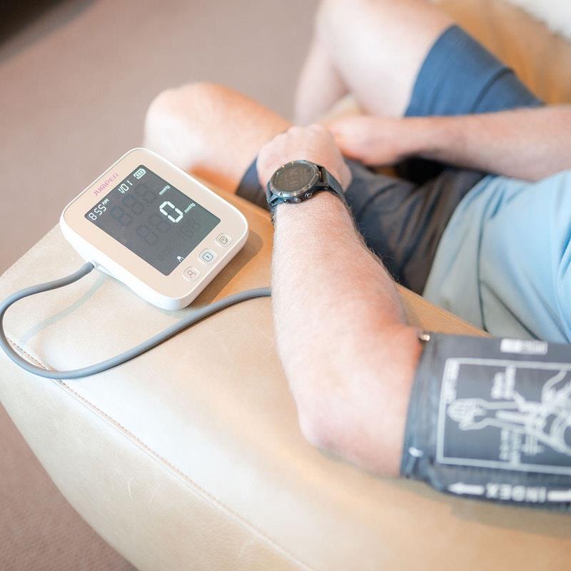 Load image into Gallery viewer, Jumper Upper Arm Auto Blood Pressure Monitor - Extra Large Backlit LCD 1Unit
