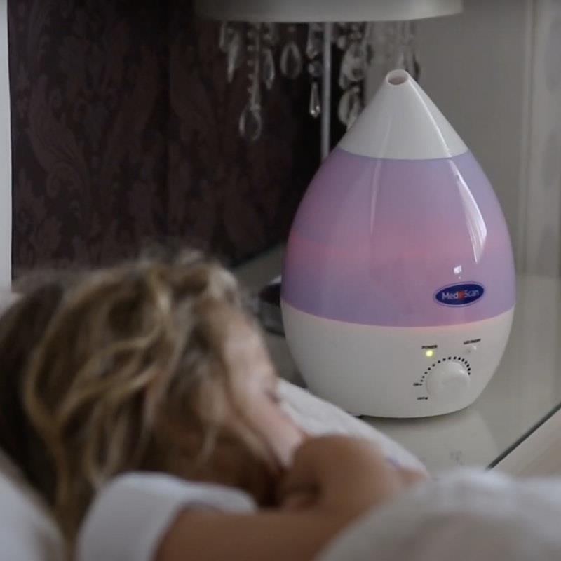 Load image into Gallery viewer, MedeScan Rainbow Mist Humidifer + Special Blend + I'il Booger Buster + l'il Nail Buffer +Multifunction Bundle
