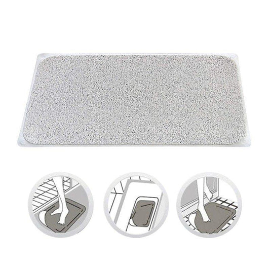 Living Today Non Slip Loofah Shower Mat 1pc