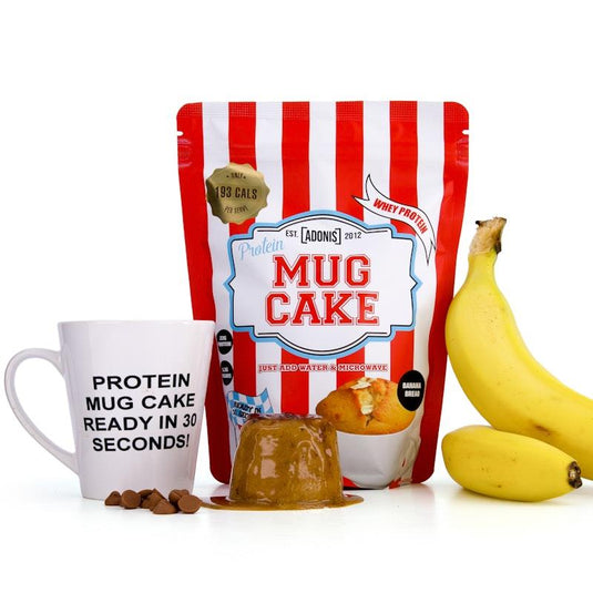 Adonis Gear Protein Mug Cake (Whey Protein) - Banana Bread 400g 8Serves
