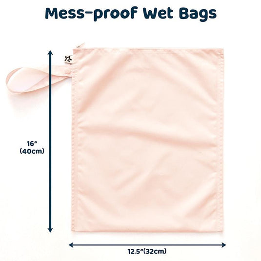 Tiny Twinkle - Mess-proof Wet Bag 2 Pack Leopard
