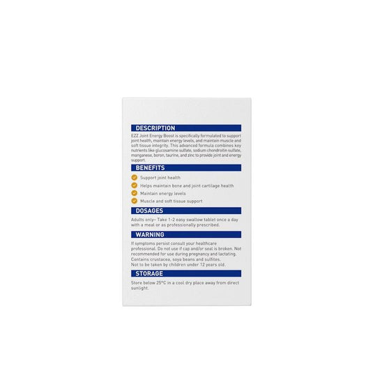 EZZ Joint Energy Boost Tablets 60Capsules