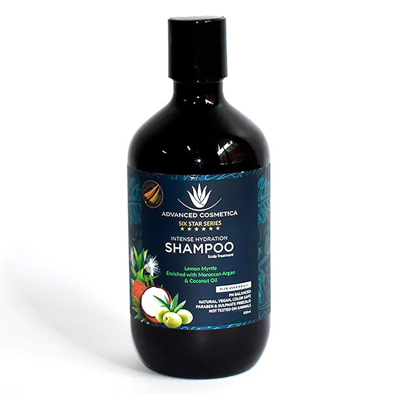Load image into Gallery viewer, Advanced Cosmetica Six Star Series Intense Hydration Shampoo 500ml x 2 Bundle
