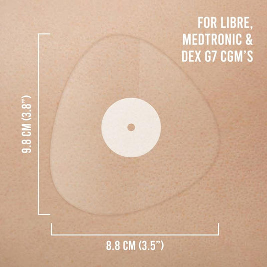 Not Just a Patch CGM Patches for Freestyle Libre and Medtronic -Clear 20Pack