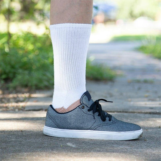 Glucology Loose Top Activity Socks White Large