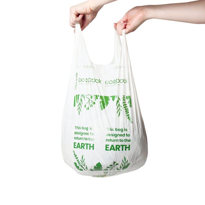 Load image into Gallery viewer, Ecopack 18L Compostable Bin Liners Bundle Small 4 Rolls/80 Bags

