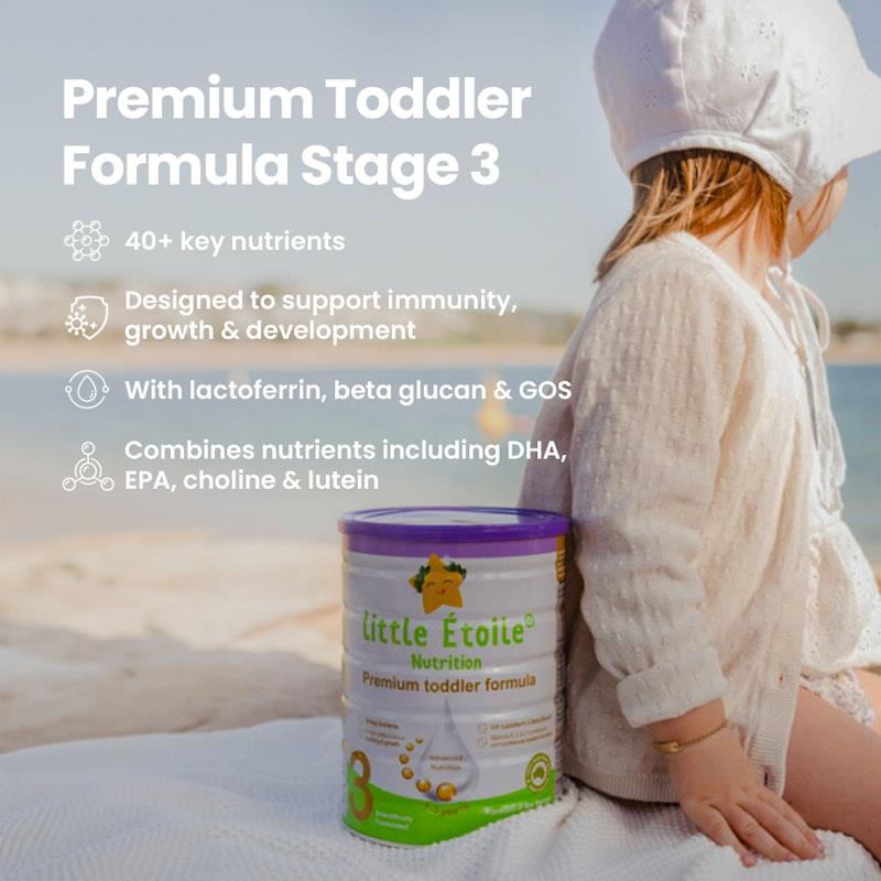 Load image into Gallery viewer, Little Etoile Stage 3 Premium Toddler Formula (1-3 Years) 3Pack
