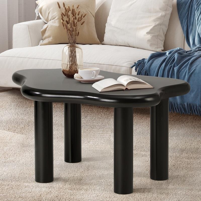 Load image into Gallery viewer, Oikiture Coffee Table Side Tables Sofa Cafe Desk Living Room Irregular Black
