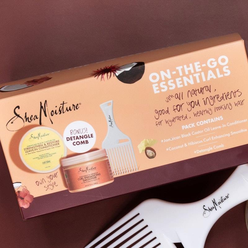 Load image into Gallery viewer, SheaMoisture On The Go Essentials Coconut &amp; Hibiscius Styling 3 Pieces Value Pack
