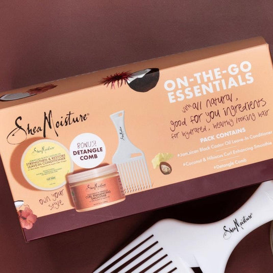 SheaMoisture On The Go Essentials Coconut & Hibiscius Styling 3 Pieces Value Pack