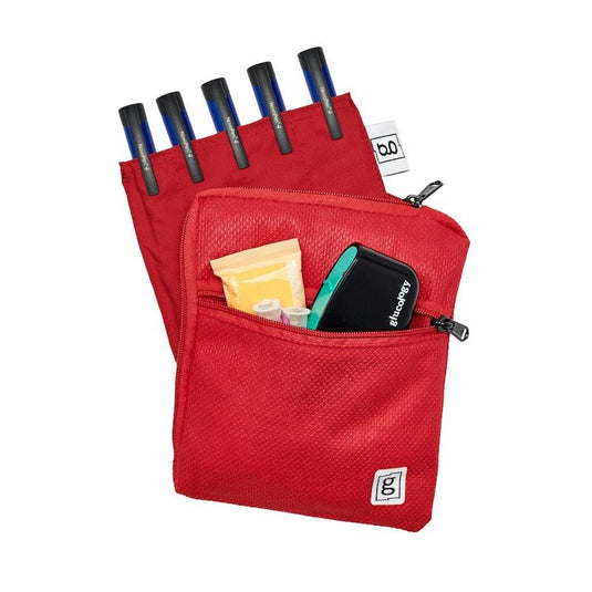 Glucology Insulin Cooler Bags 5 Pen Red